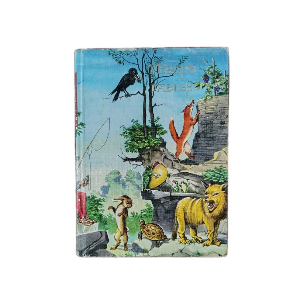 VTG Aesop’s Fables Illustrated Junior Library Grosset & Dunlap